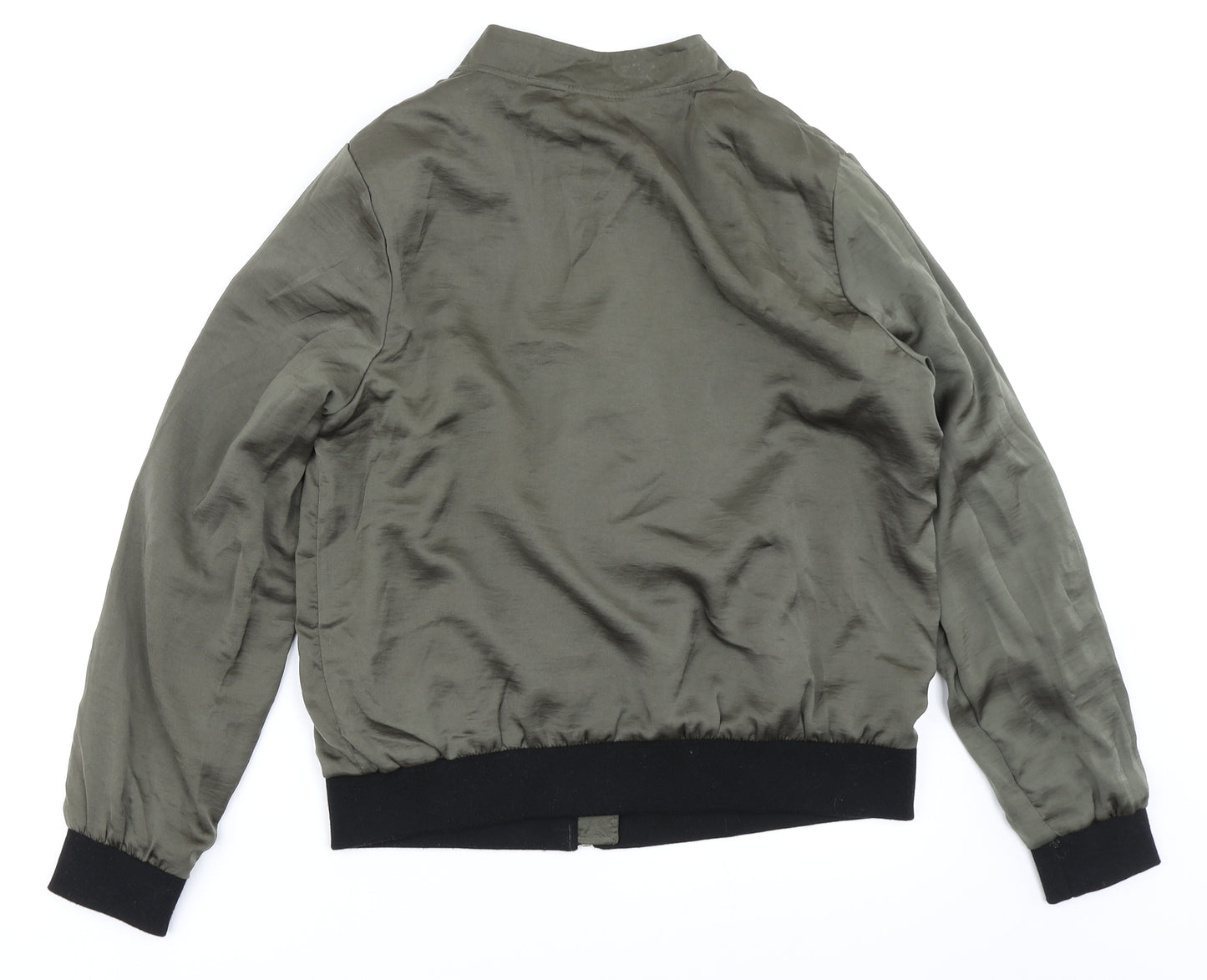 F&F Womens Green   Bomber Jacket Jacket Size 14