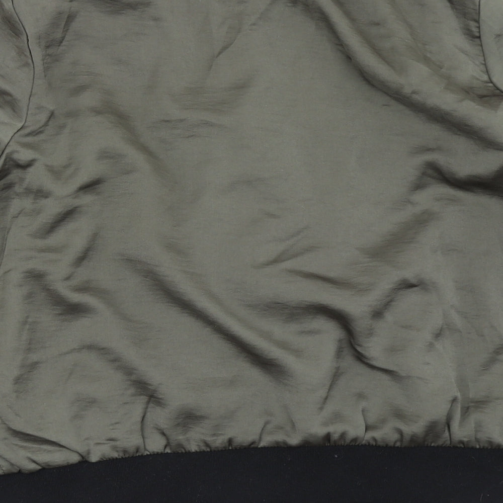 F&F Womens Green   Bomber Jacket Jacket Size 14