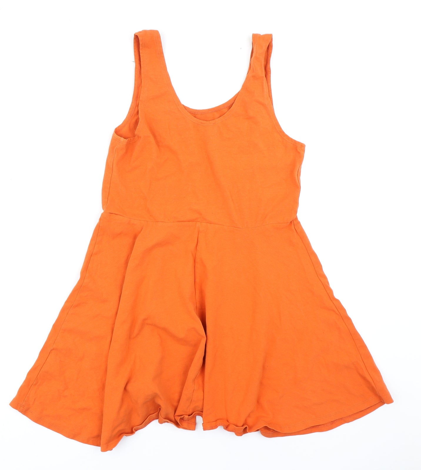G21 Womens Orange   Skater Dress  Size 14