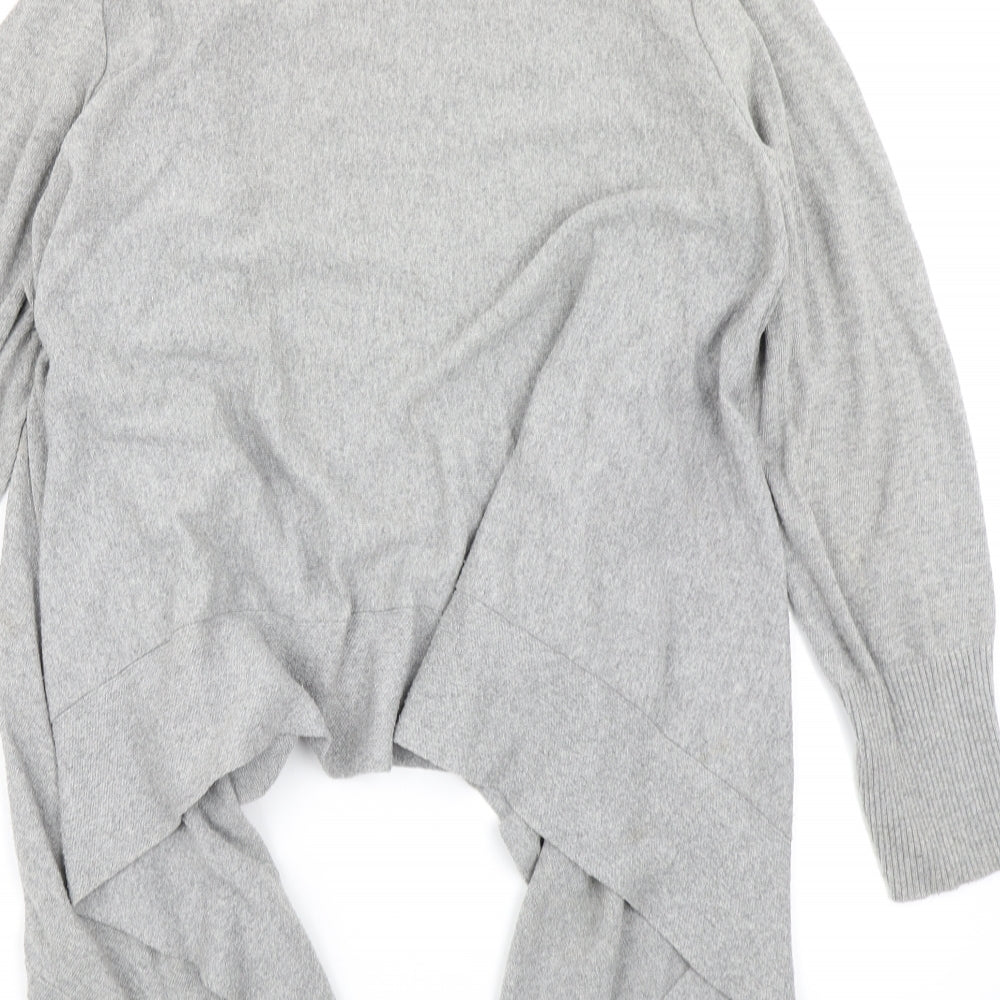 F&F Womens Grey  Knit Cardigan Jumper Size 14