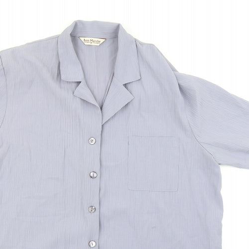Bonmarché Womens Purple   Basic Blouse Size 18