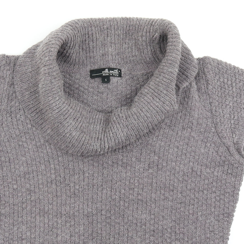 Willi Smith Womens Purple  Knit Vest Jumper Size S