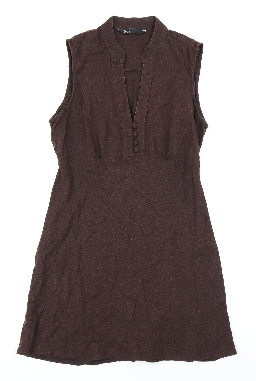 BHS Womens Brown   Skater Dress  Size 10