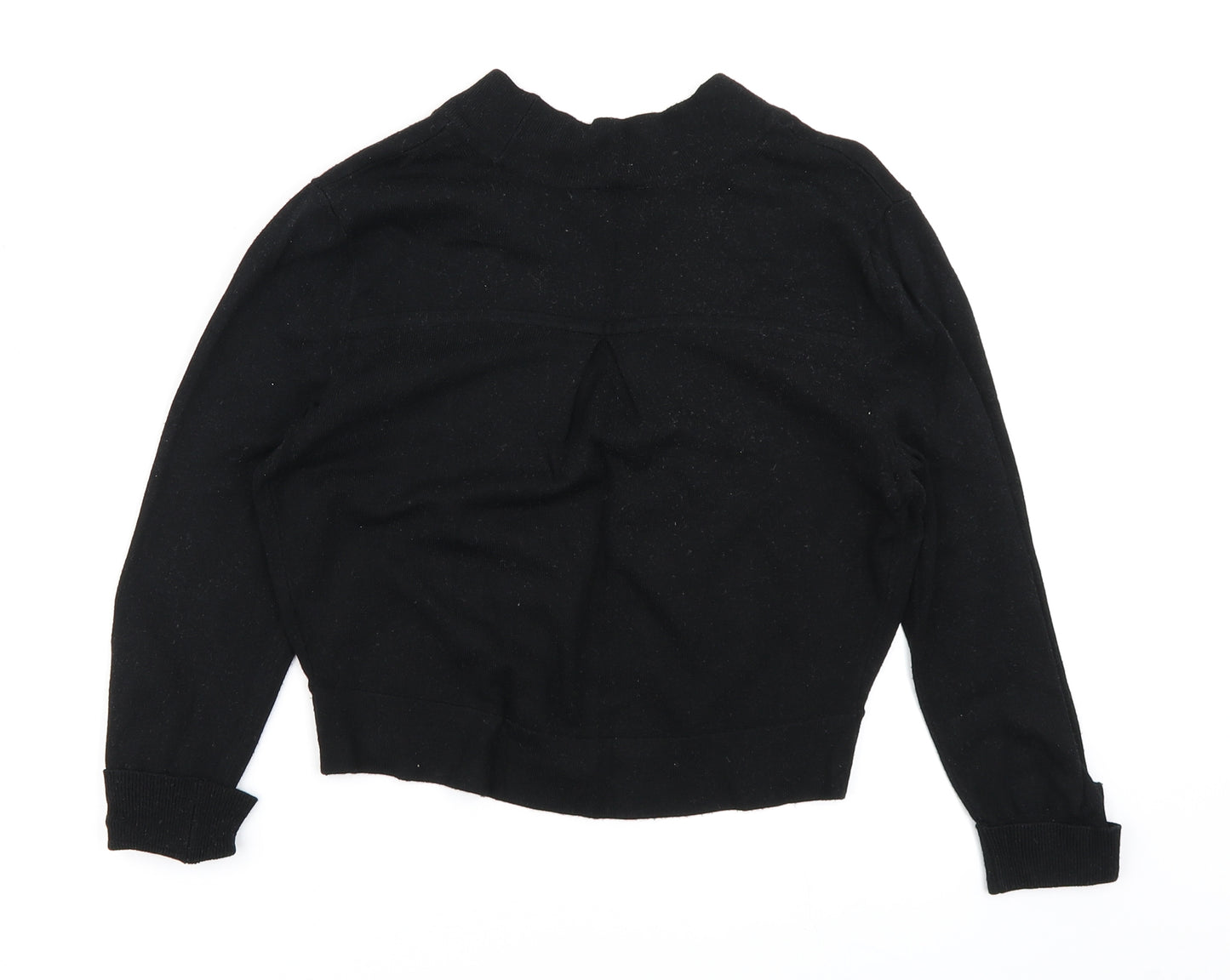 Wallis Womens Black  Knit Cardigan Jumper Size S