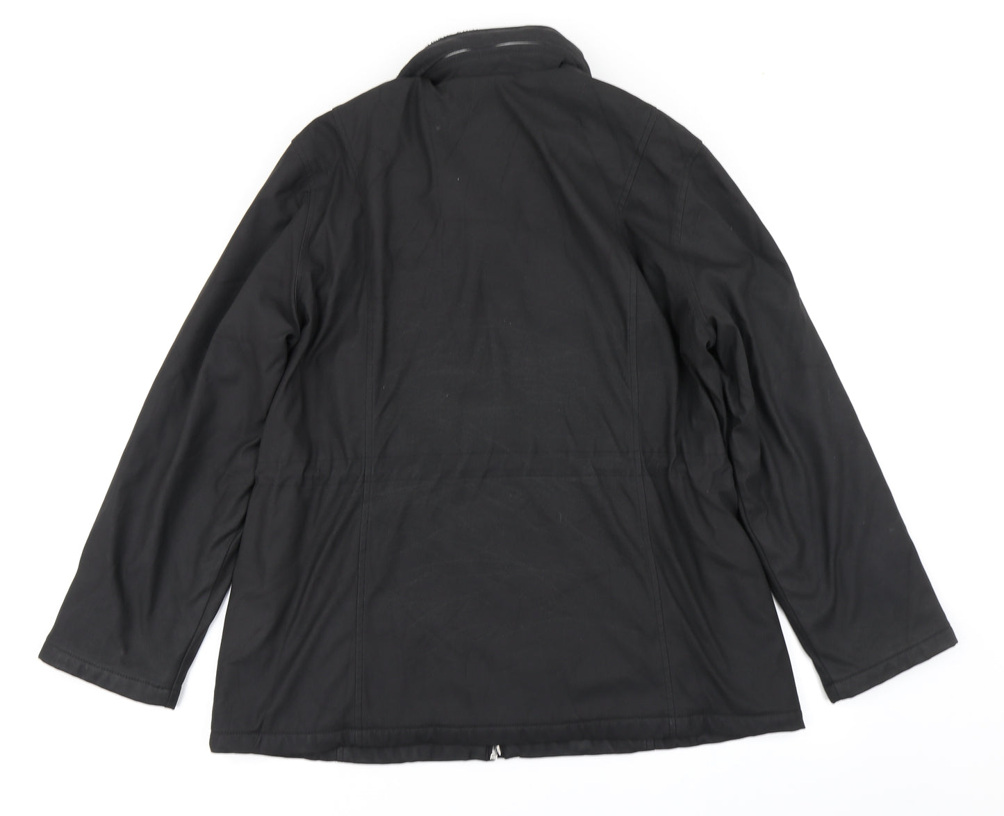 Weatherproof Womens Black   Rain Coat Coat Size XL