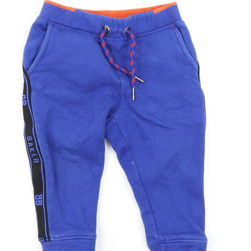 Baker Boys Blue   Jogger Trousers Size 12-18 Months