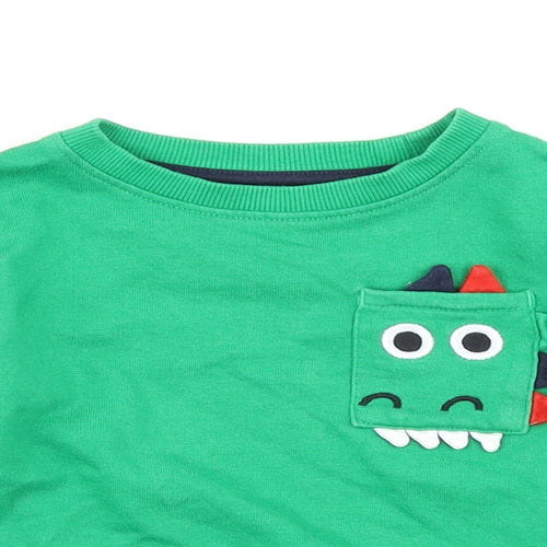 NEXT Boys Green   Basic T-Shirt Size 12-18 Months