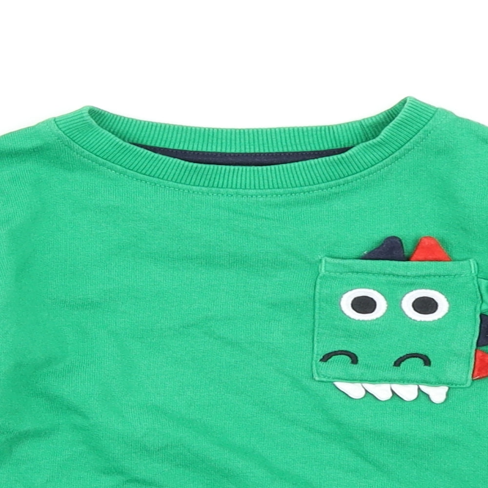 NEXT Boys Green   Basic T-Shirt Size 12-18 Months