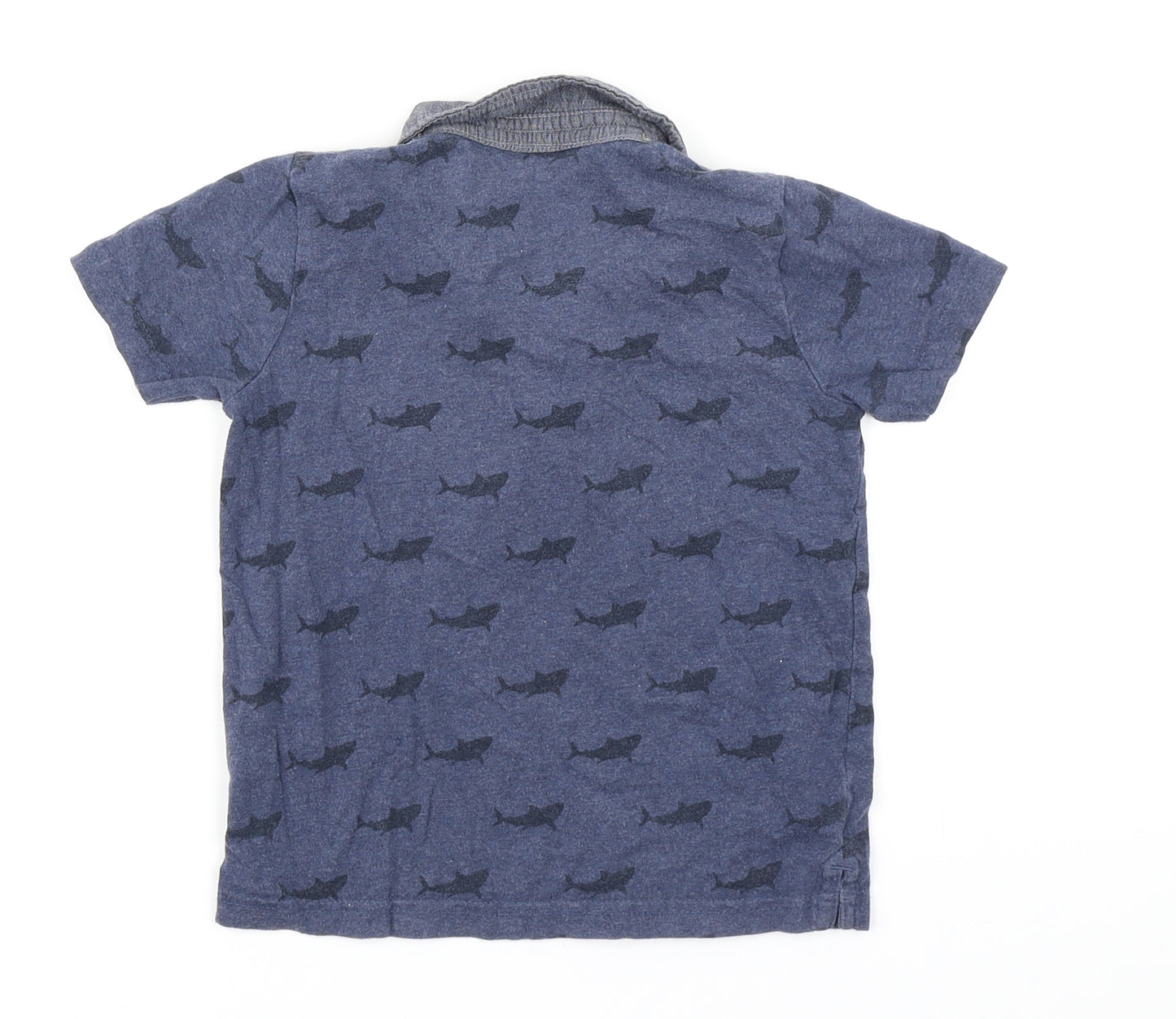 TU Boys Blue   Basic Polo Size 3-4 Years