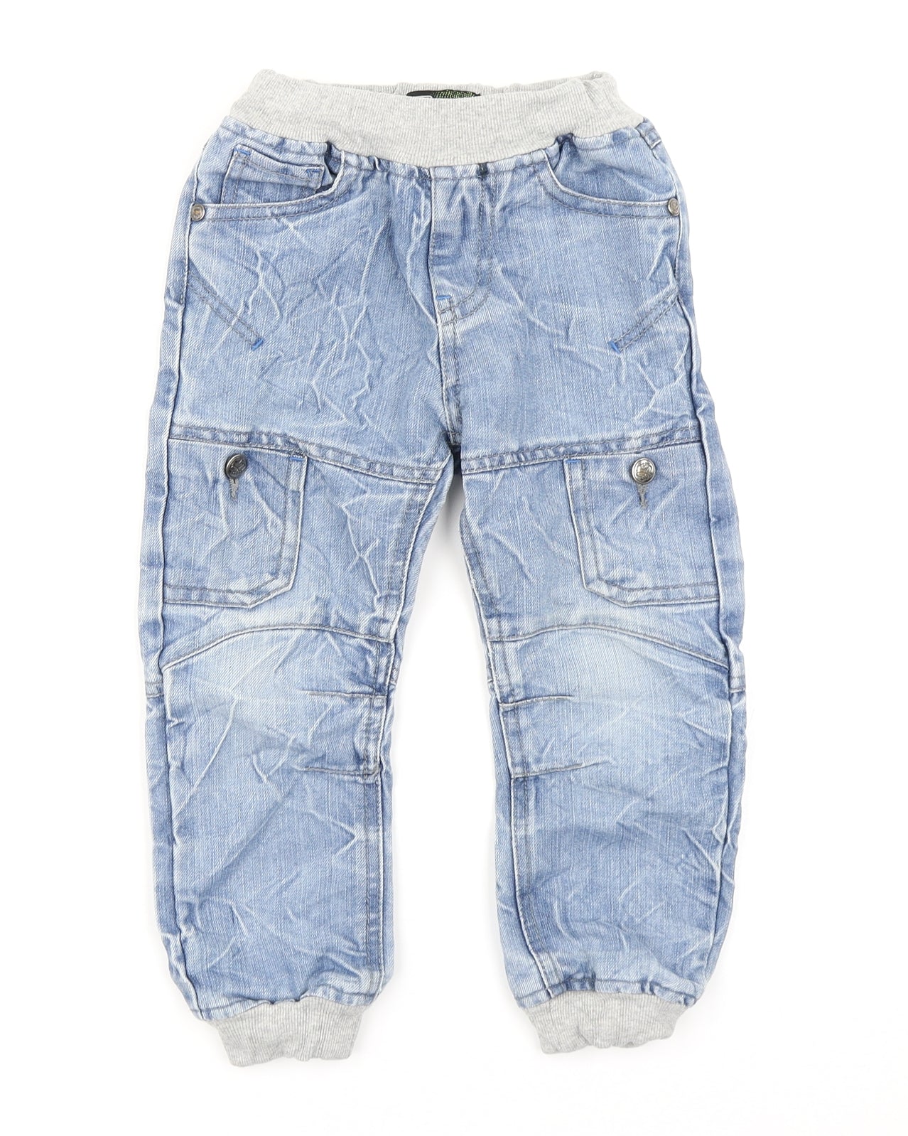 No Fear Boys Blue  Denim Tapered Jeans Size 3-4 Years