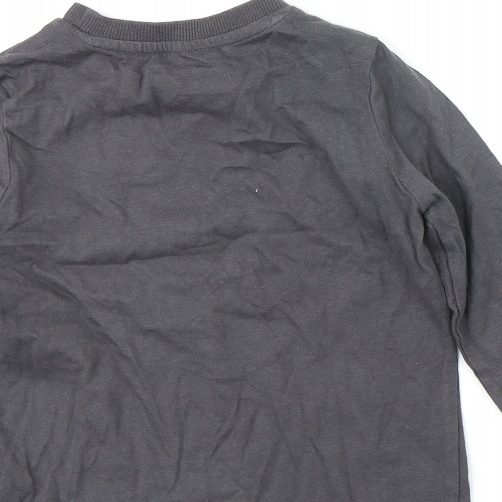 F&F Boys Grey   Basic T-Shirt Size 3-4 Years