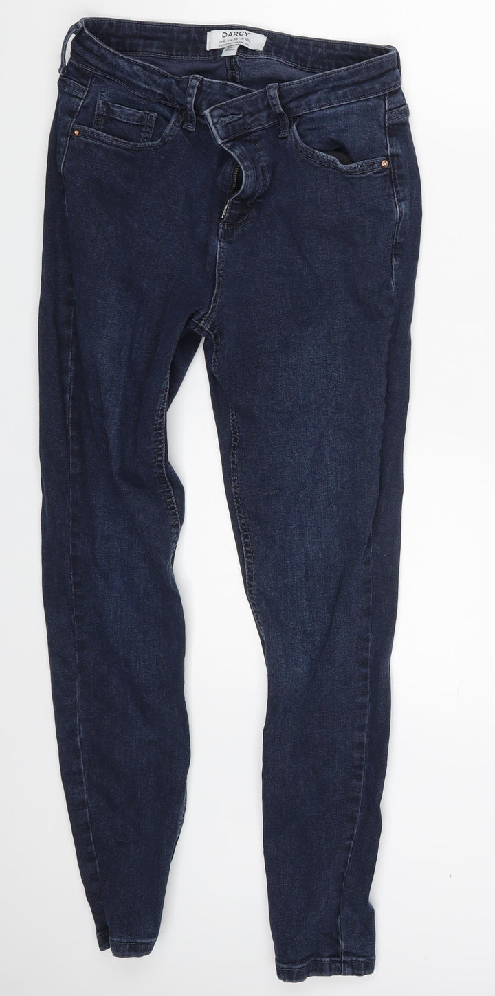 Darcy Womens Blue Denim Skinny Jeans Size 6 L25 in