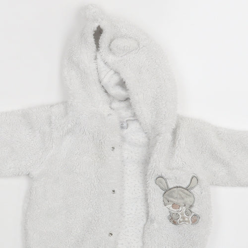 Bebe Bonito Baby White   Coverall One-Piece Size 3-6 Months