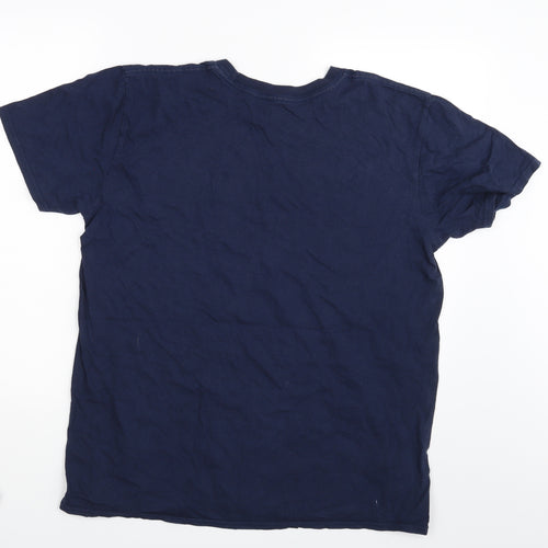 Preworn Mens Blue    T-Shirt One Size
