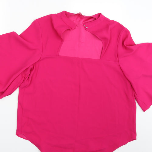 Preworn Womens Pink   Basic Blouse One Size
