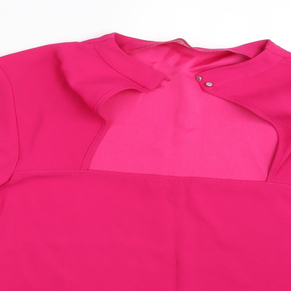 Preworn Womens Pink   Basic Blouse One Size
