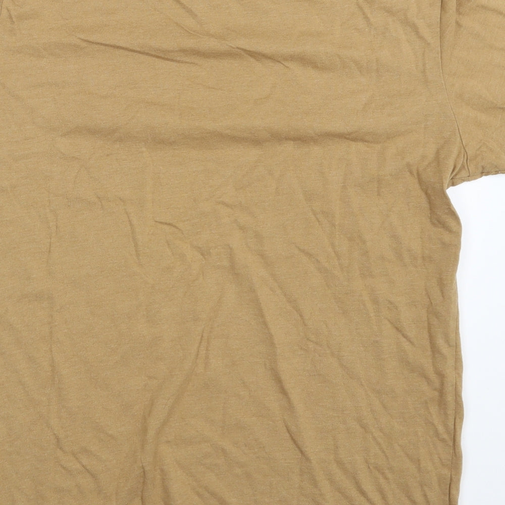 French Connection Mens Brown    T-Shirt Size M