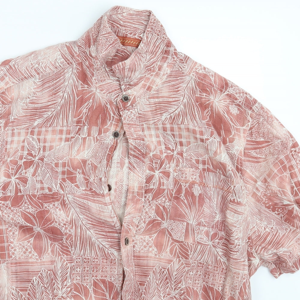 Manataray Mens Multicoloured Paisley   Button-Up Size XL