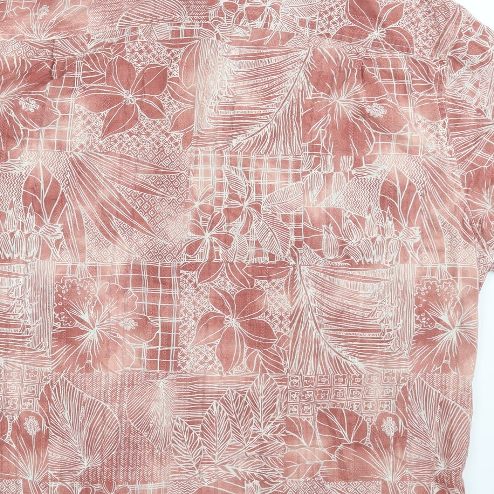Manataray Mens Multicoloured Paisley   Button-Up Size XL