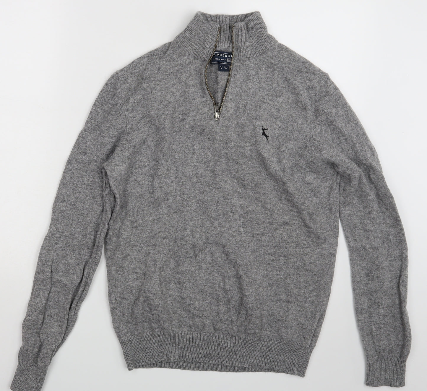 F&F Mens Grey   Pullover Jumper Size M