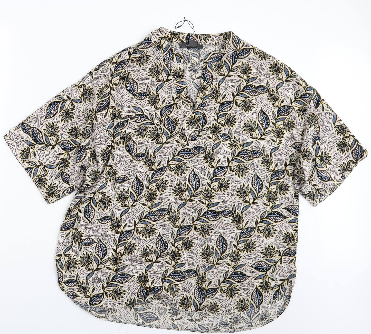 Primark Womens Multicoloured Paisley  Basic Blouse Size 18