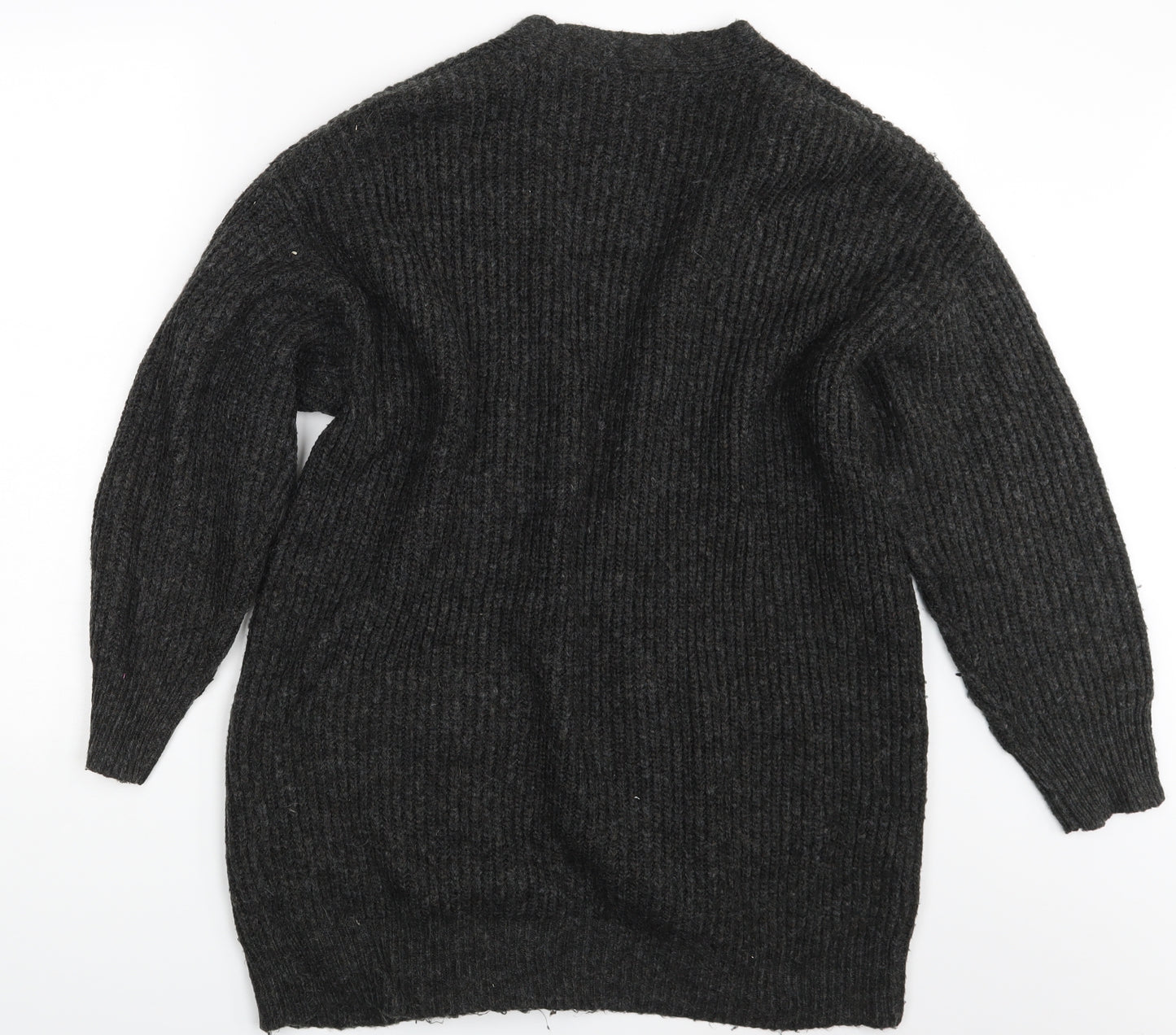 F&F Mens Grey   Cardigan Jumper Size L