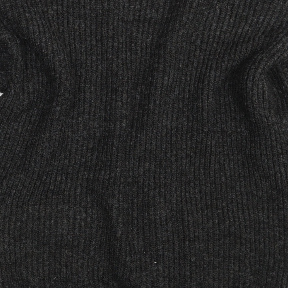 F&F Mens Grey   Cardigan Jumper Size L