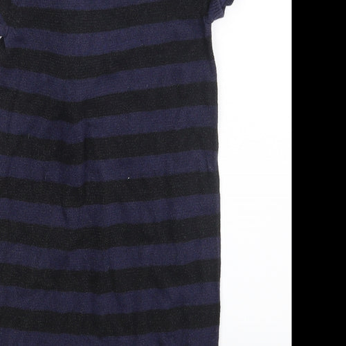 H&M Girls Blue Spotted  A-Line  Size 6-7 Years