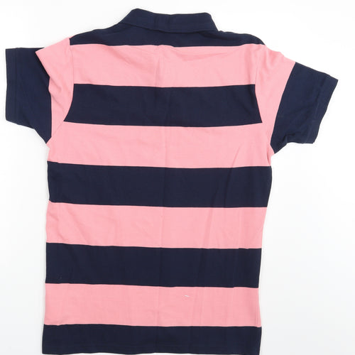 Primark Mens Multicoloured Striped   Polo Size M