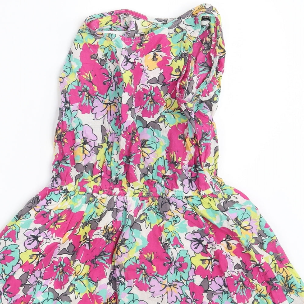 George Girls Multicoloured Floral  A-Line  Size 8-9 Years