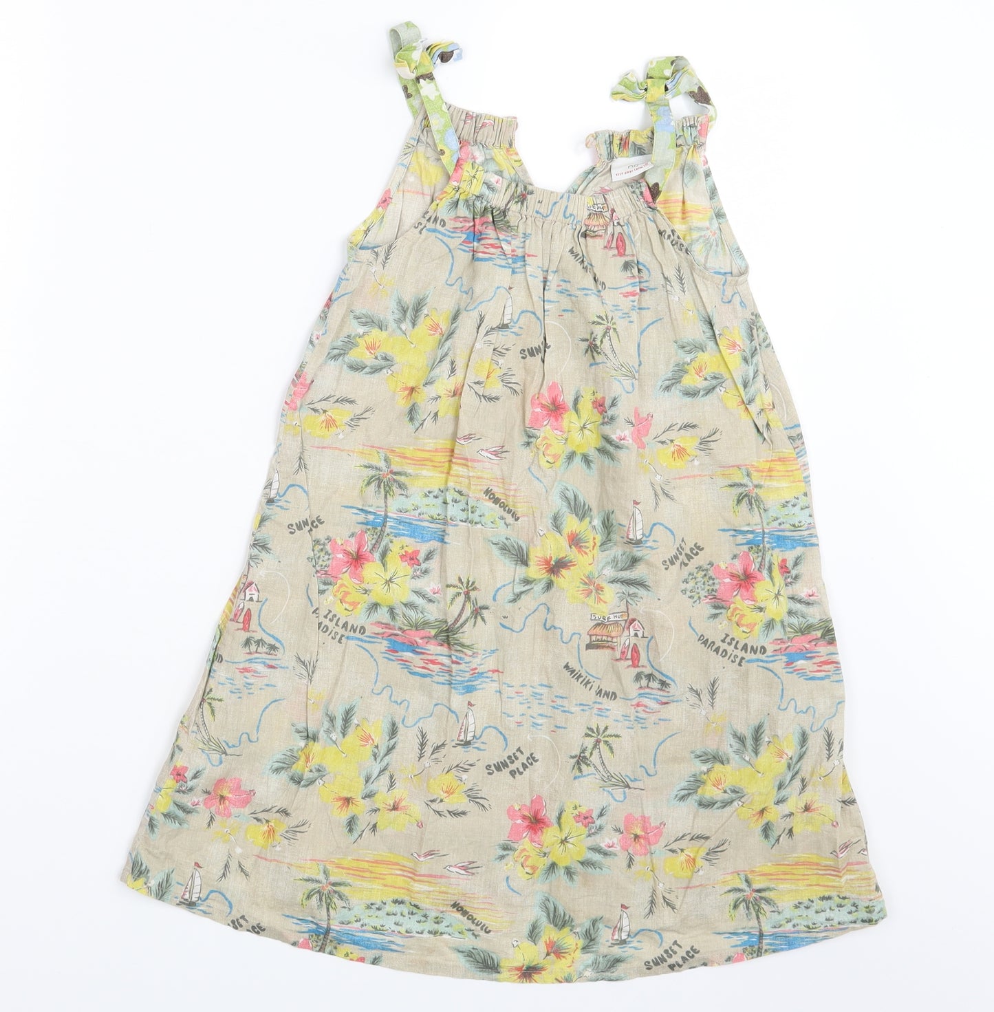 NEXT Girls Multicoloured Floral  A-Line  Size 8 Years