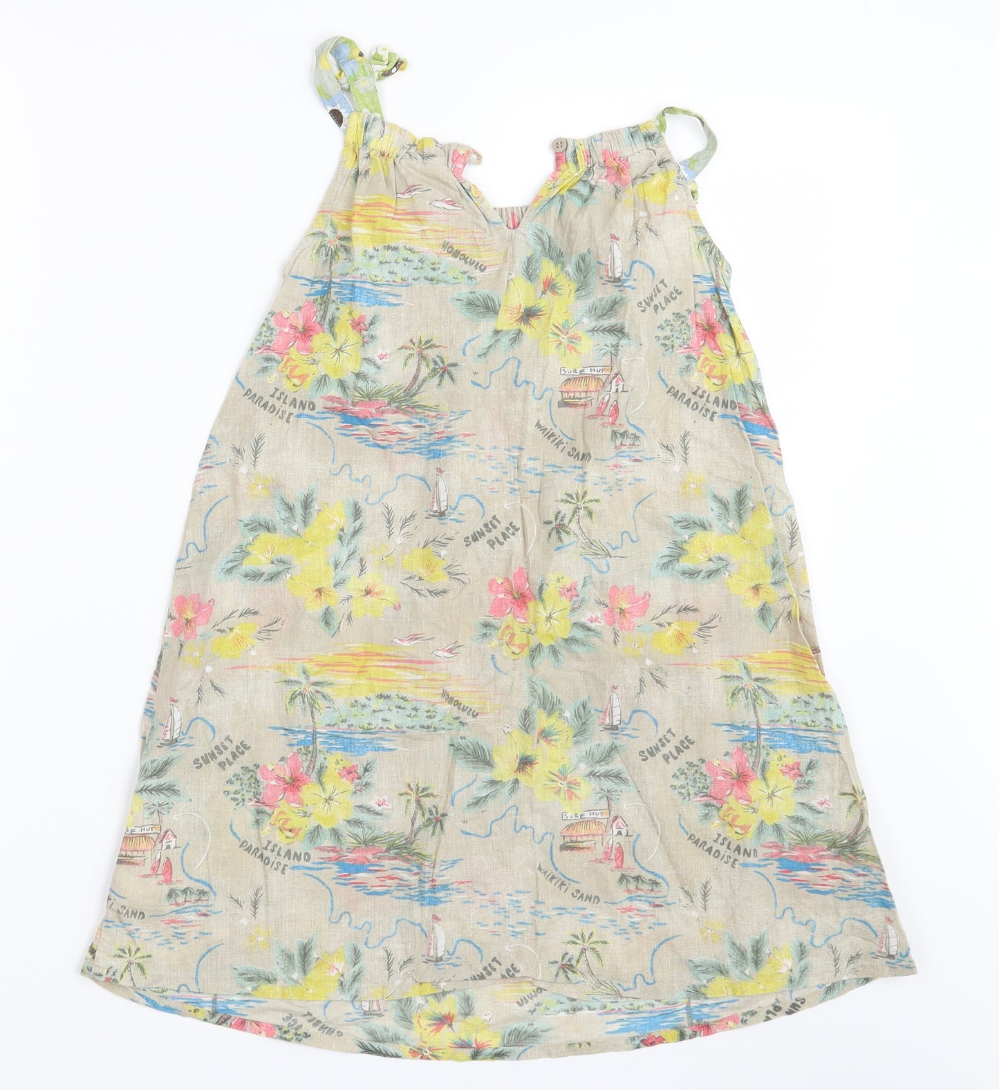 NEXT Girls Multicoloured Floral  A-Line  Size 8 Years