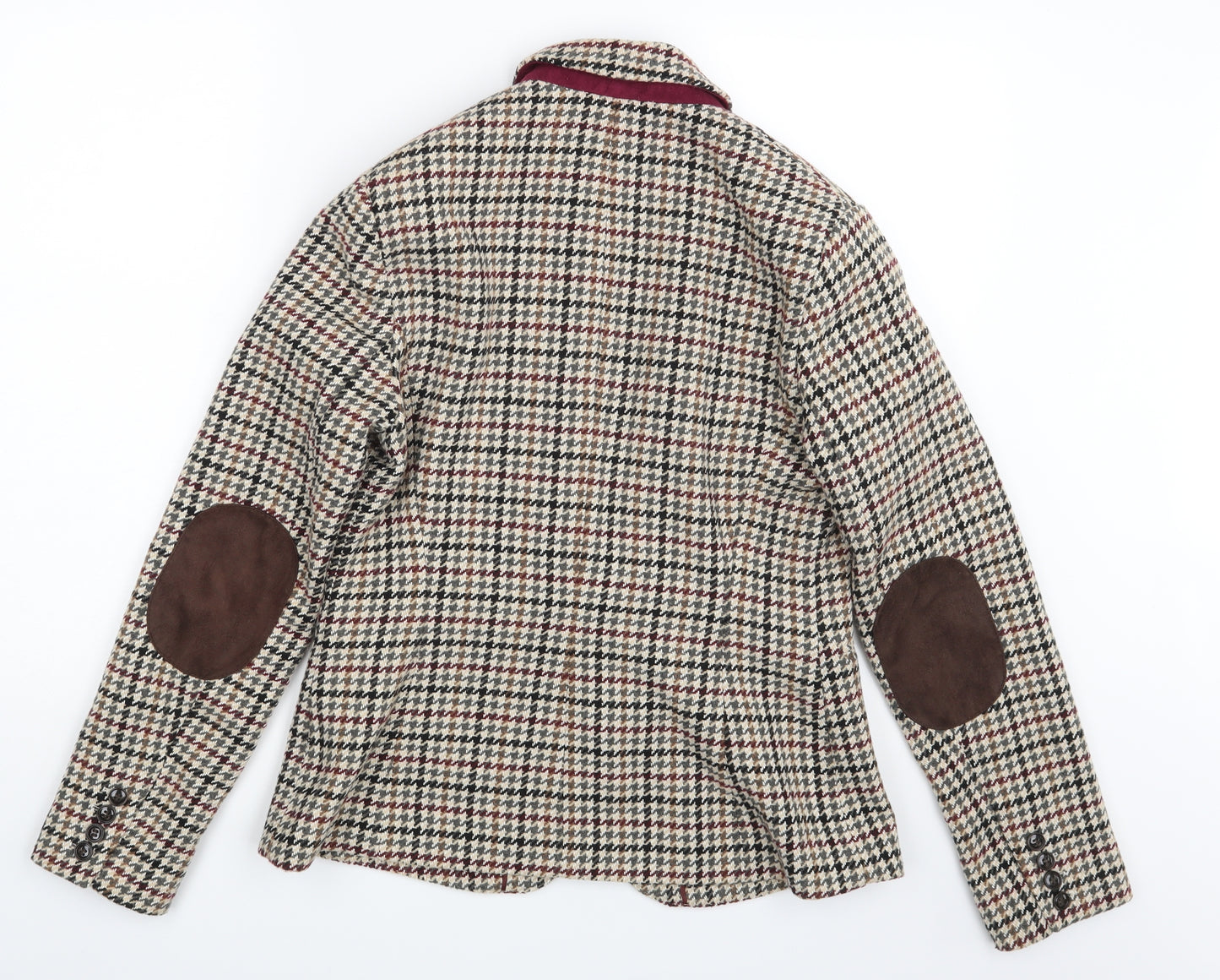 Falmer Heritage Womens Multicoloured Check  Jacket Blazer Size 12