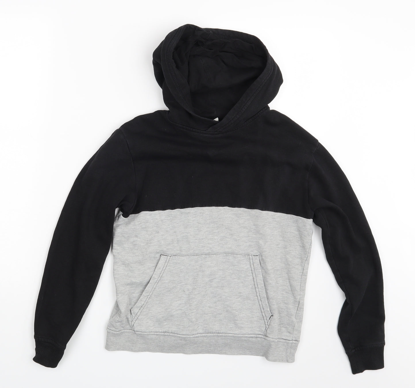 H&M Girls Grey   Pullover Hoodie Size 12-13 Years