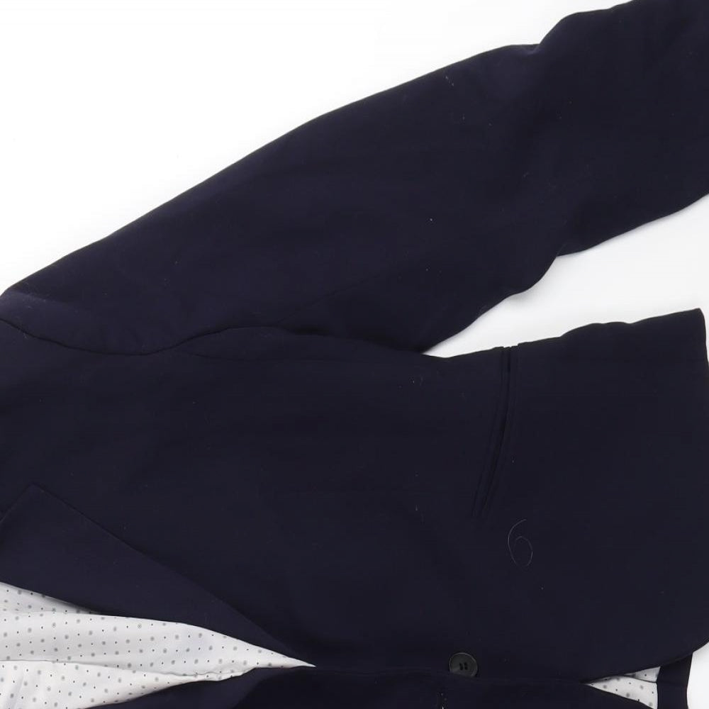 H&M Womens Blue   Jacket Blazer Size 10