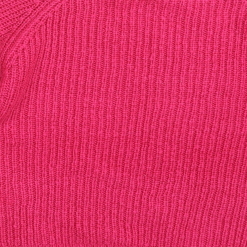 M&Co Girls Pink   Pullover Jumper Size 4-5 Years