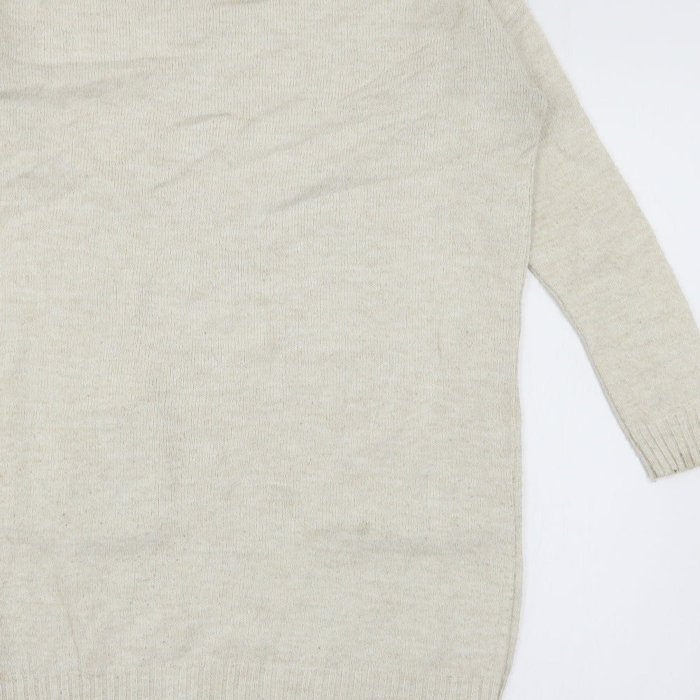 Miss Selfridge Womens Ivory  Knit Pullover Jumper Size 6