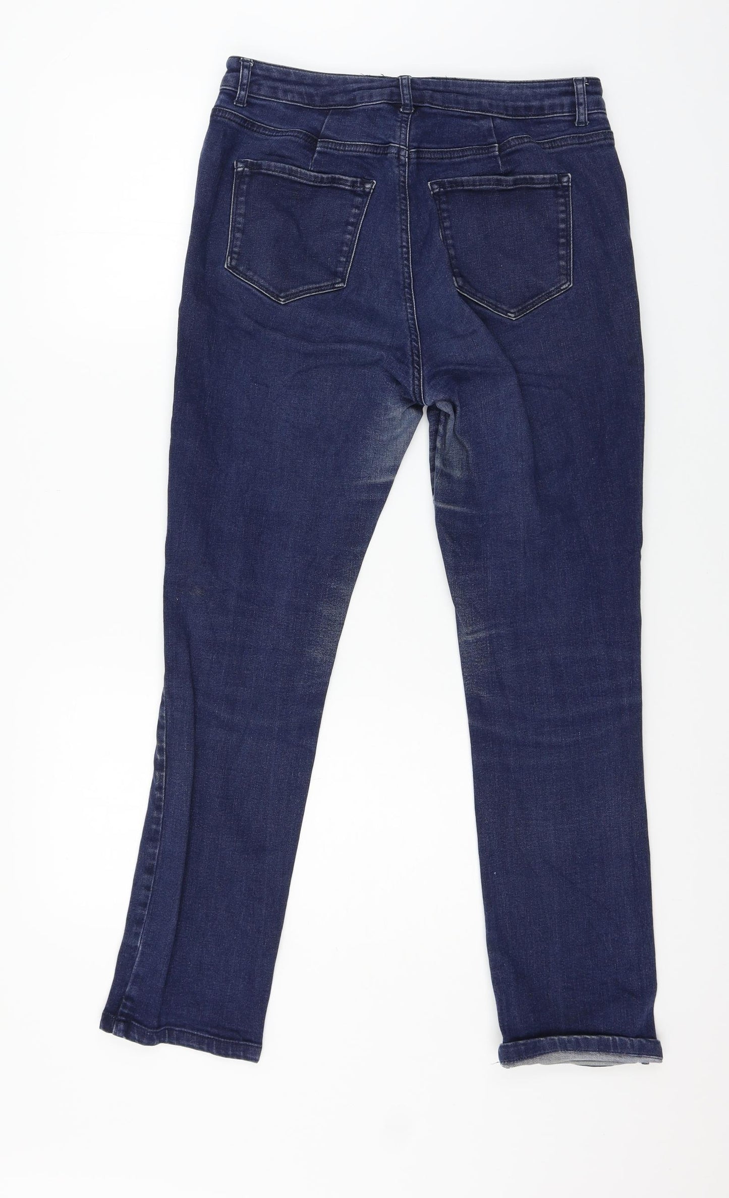 NEXT Womens Blue  Denim Skinny Jeans Size 14 L27 in