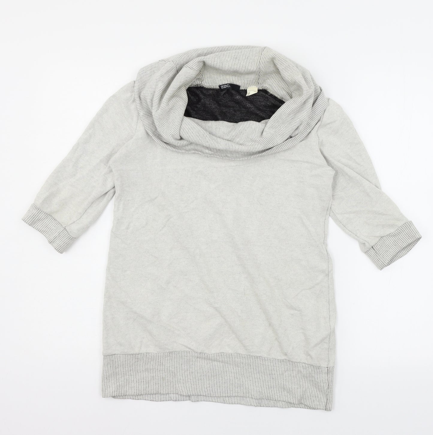 BDG Womens Grey  Jersey Pullover Jumper Size S