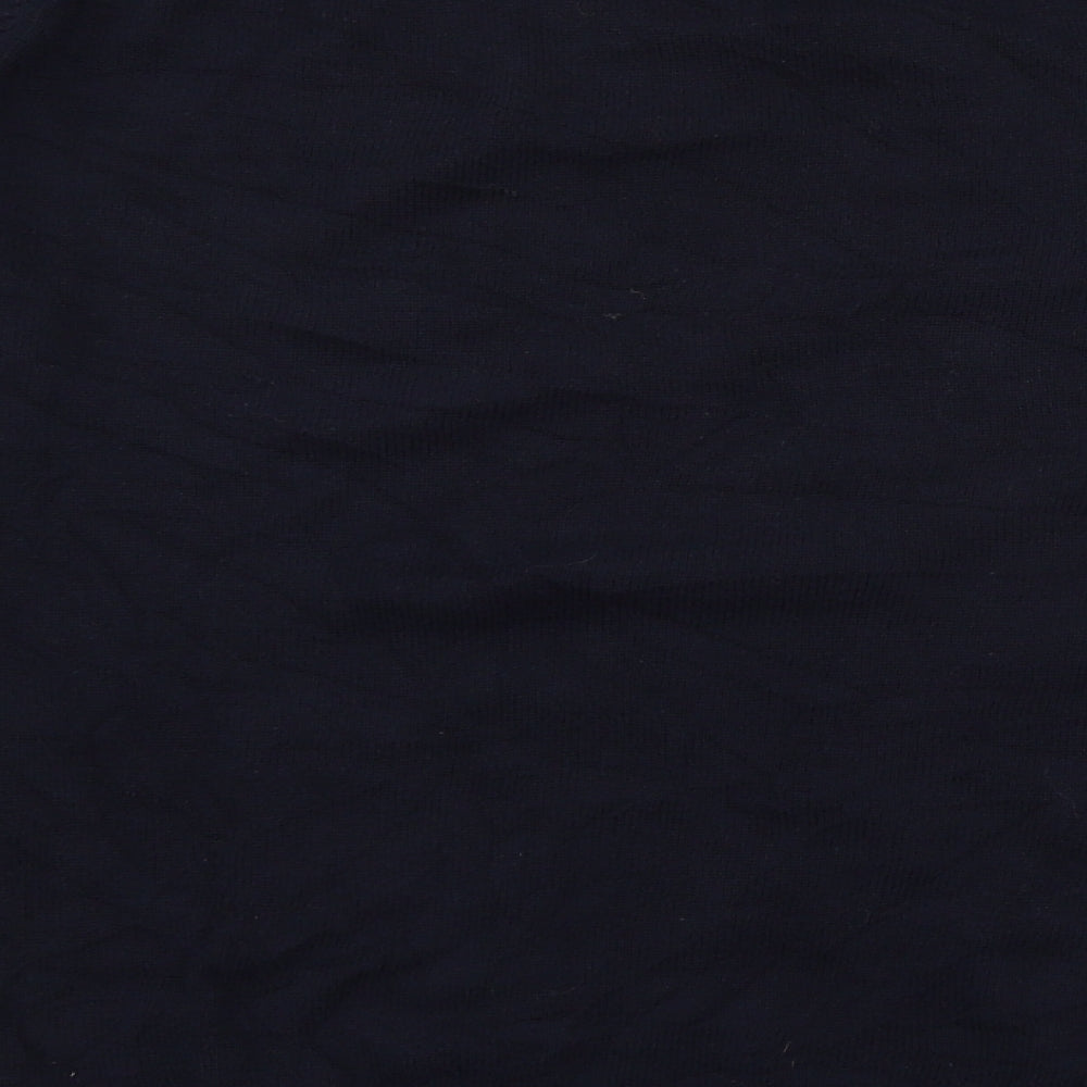 Easy Mens Blue  Knit Pullover Jumper Size M