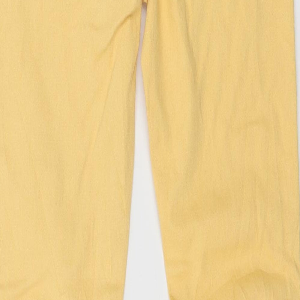 PARISIAN SIGNATURE Womens Orange  Denim Skinny Jeans Size 10 L30 in