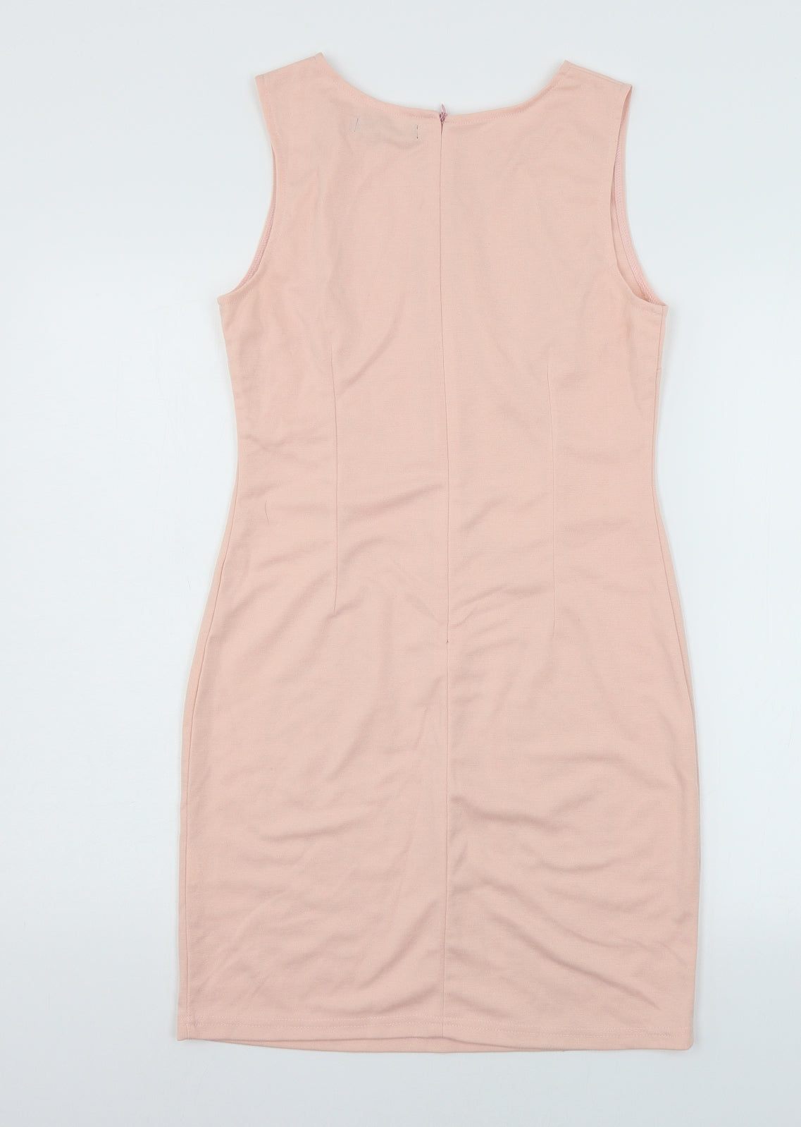 Layers Womens Pink Geometric Jersey Bodycon  Size S