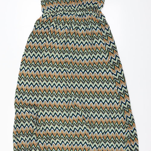 Alice & You Womens Multicoloured Striped  Fit & Flare  Size 10
