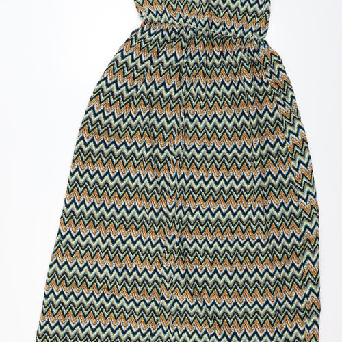Alice & You Womens Multicoloured Striped  Fit & Flare  Size 10