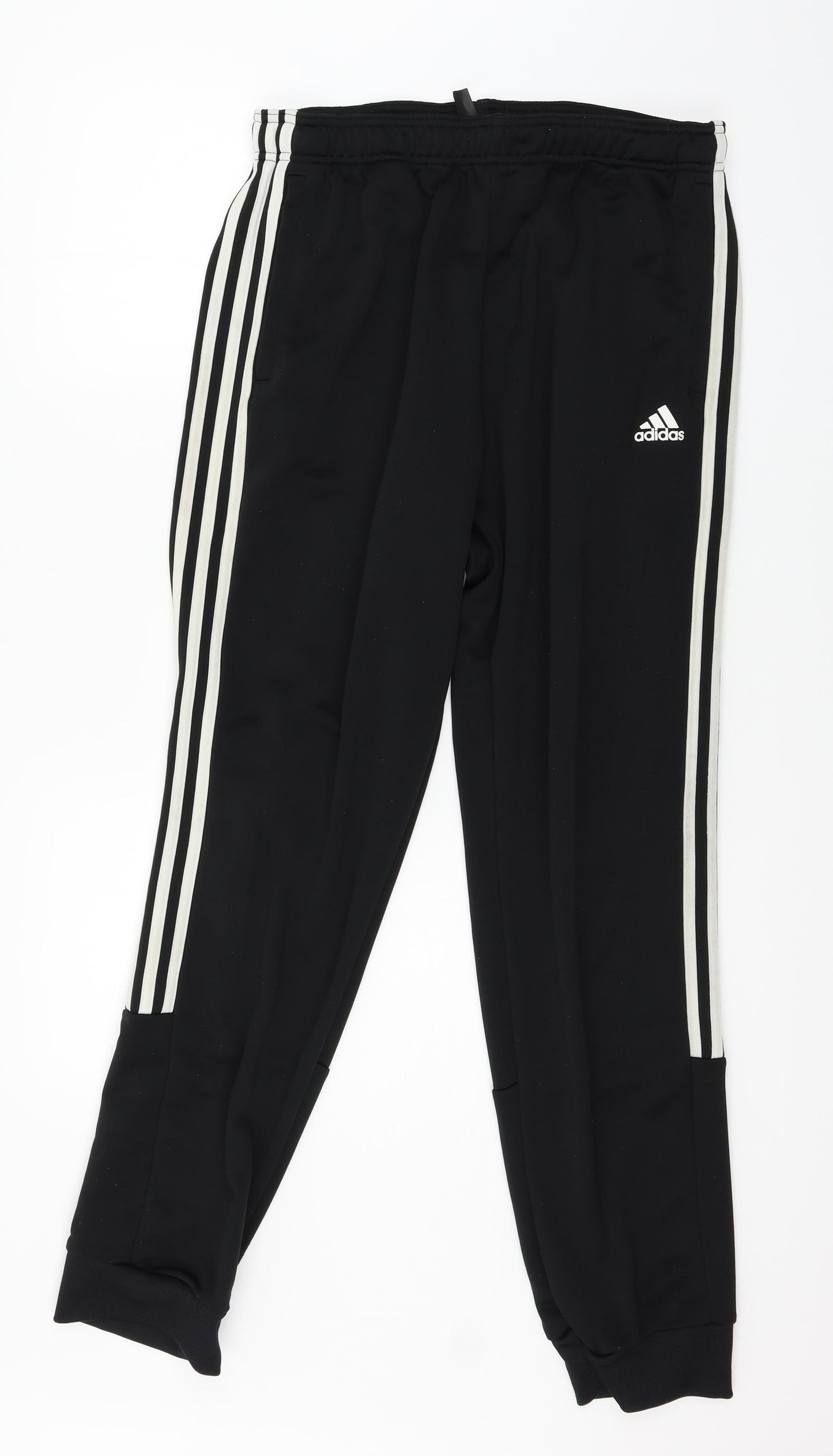 adidas Mens Black   Jogger Trousers Size L L29 in