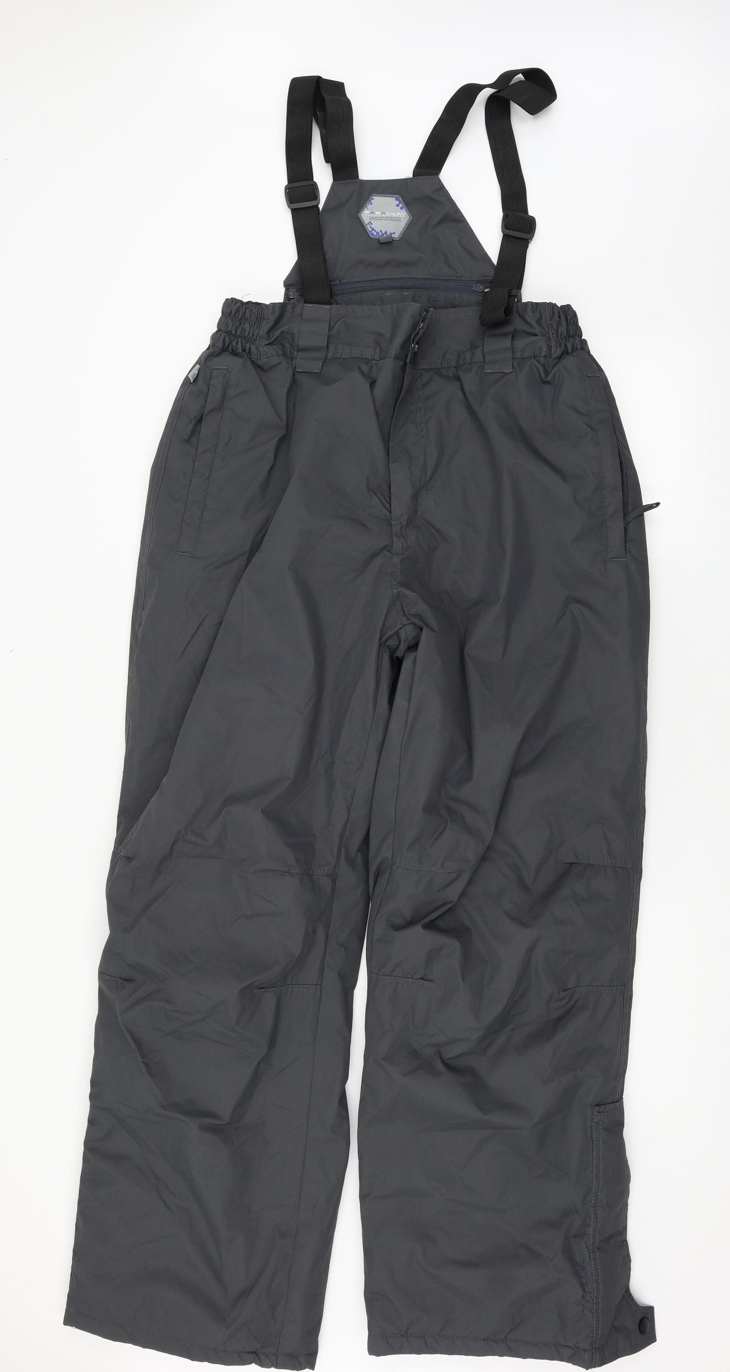Parallel Mens Grey   Rain Trousers Trousers Size L L30 in