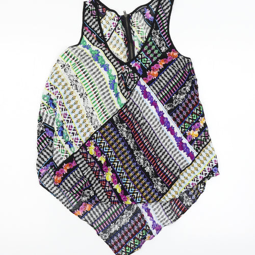Warehouse Womens Multicoloured Floral  Basic Tank Size 10