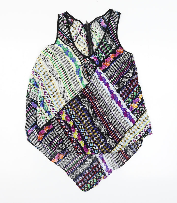 Warehouse Womens Multicoloured Floral  Basic Tank Size 10