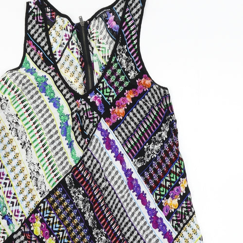 Warehouse Womens Multicoloured Floral  Basic Tank Size 10