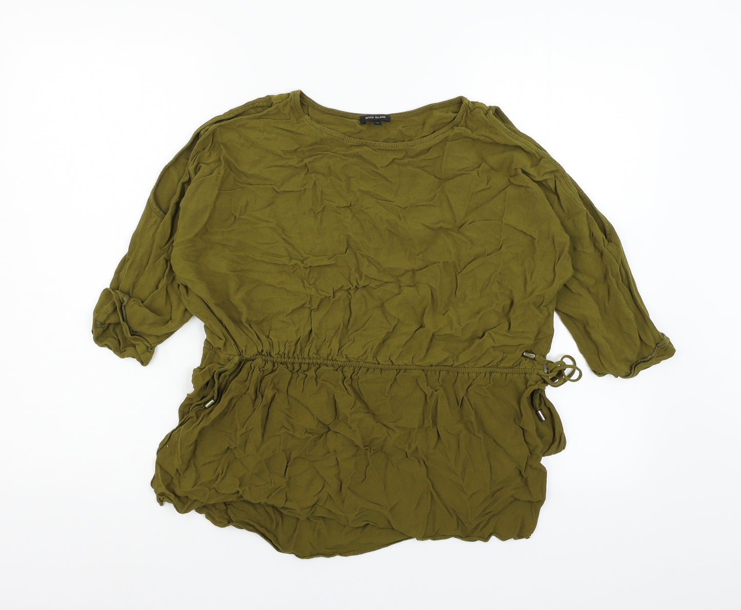 River Iskand Womens Green   Basic Blouse Size 16